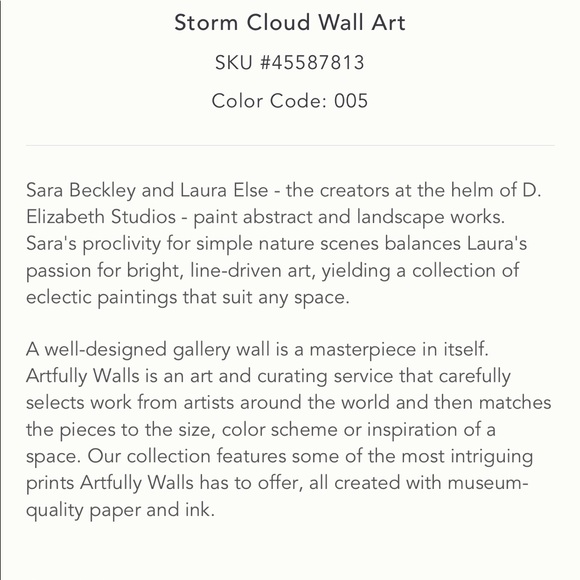 Anthropologie Cloud Wall Art 🖼 - Picture 6 of 16